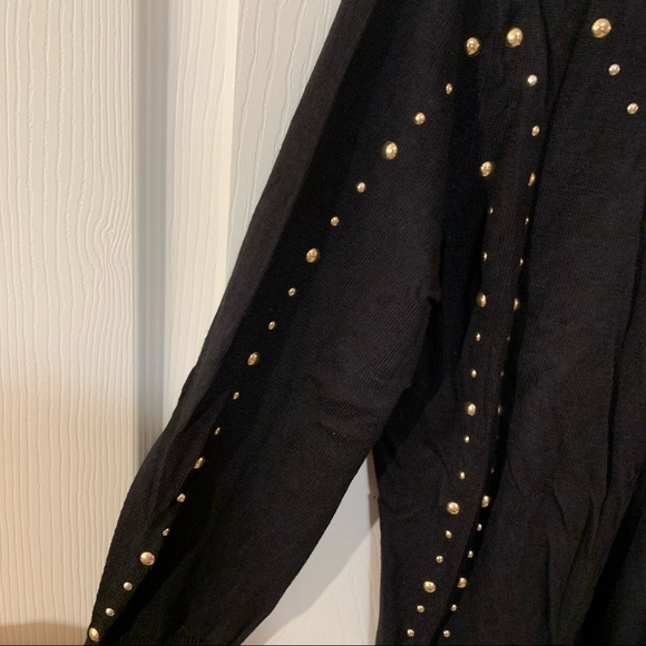 NWT New York & Company Lightweight Studded Cardigan - Picture 2 of 4